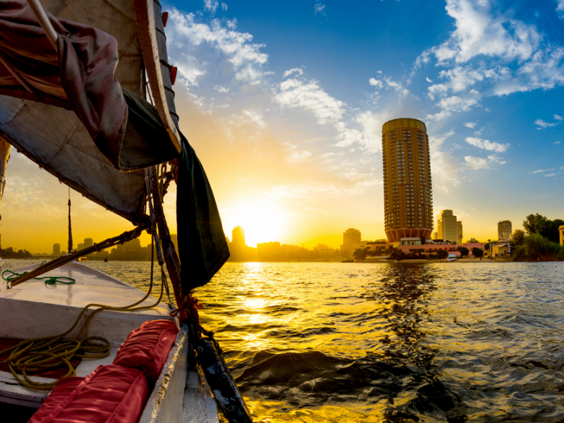 Cairo Felucca sailing boat