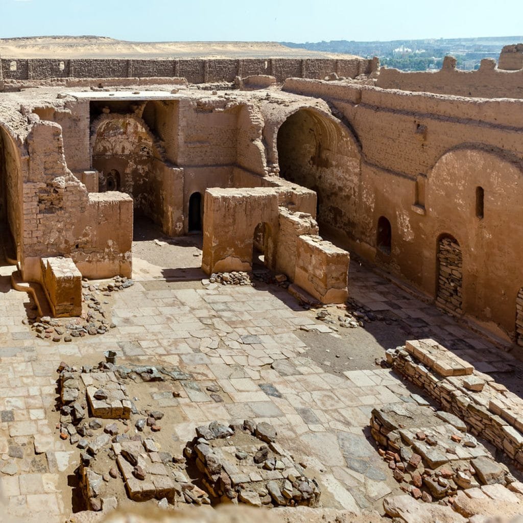 Monastery of ST.Simeon , as its known locally as Monastery of Anba Hidra   , it dates to the fourth century , its an old builing really amazing feeling when you go in and go around the cells of the monks of the monastery
